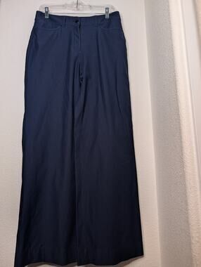 Lululemon On the Fly Women's Wide-Leg 7/8 Pant Woven Navy 29 Athleisure Active